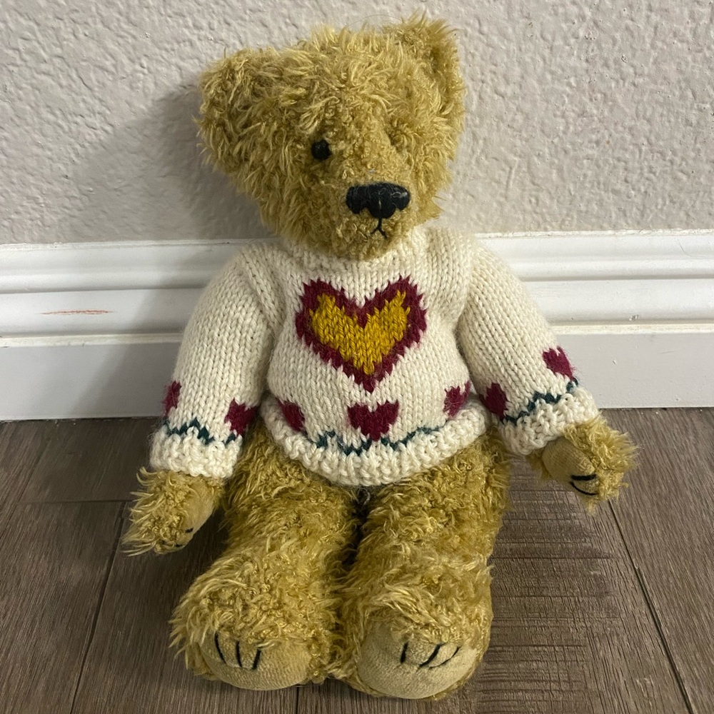 Vintage Teddy Bear with a Sweater